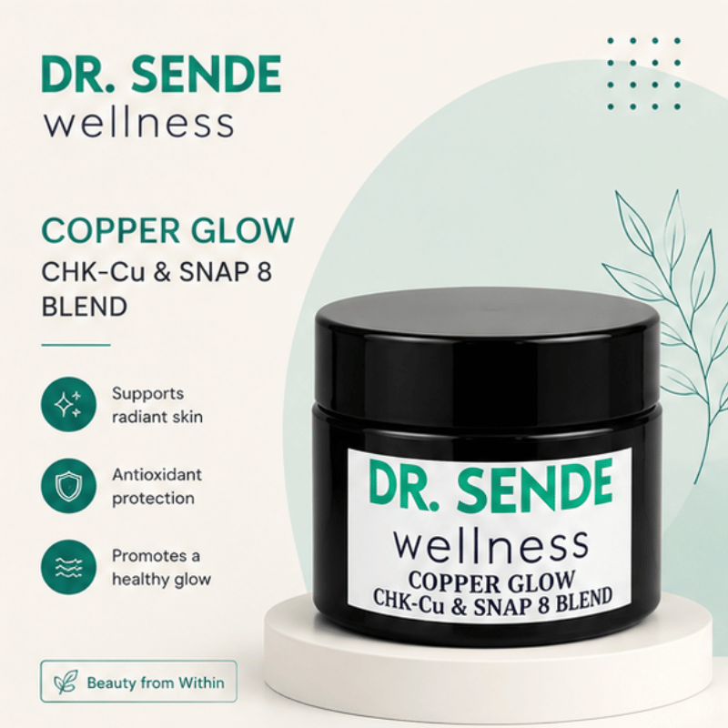 Copper Glow peptide cream with GHK-Cu and SNAP-8